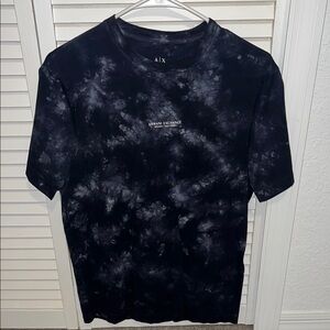Armani Exchange tie dye t-shirt